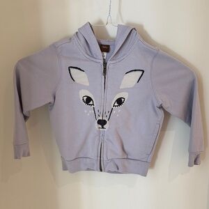 Kids Lilac Animal Hoodie